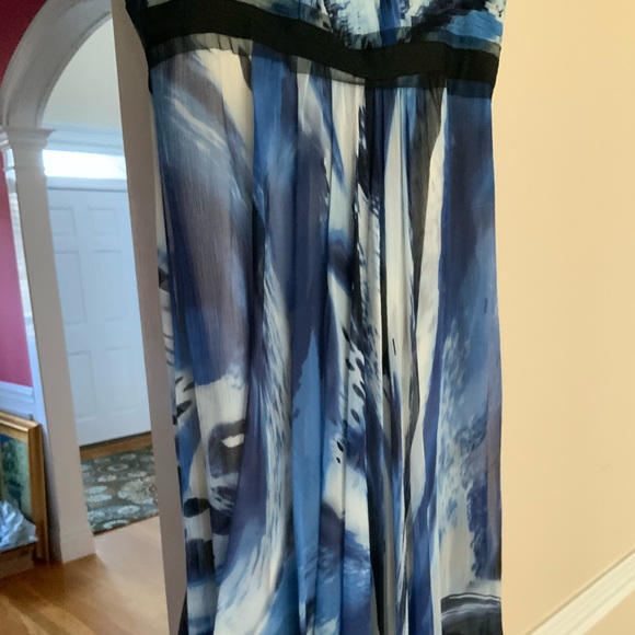 Strapless Blue Prom Dress - Picture 3 of 6